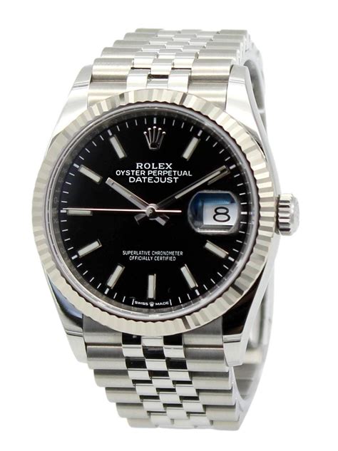 rolex datejust 36 jubilee fluted bezel|Rolex Datejust 36 black dial.